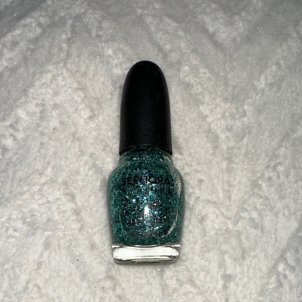Sephora by OPI Emerald Sparkle Nail Polish “Not Your Average Turquoise”